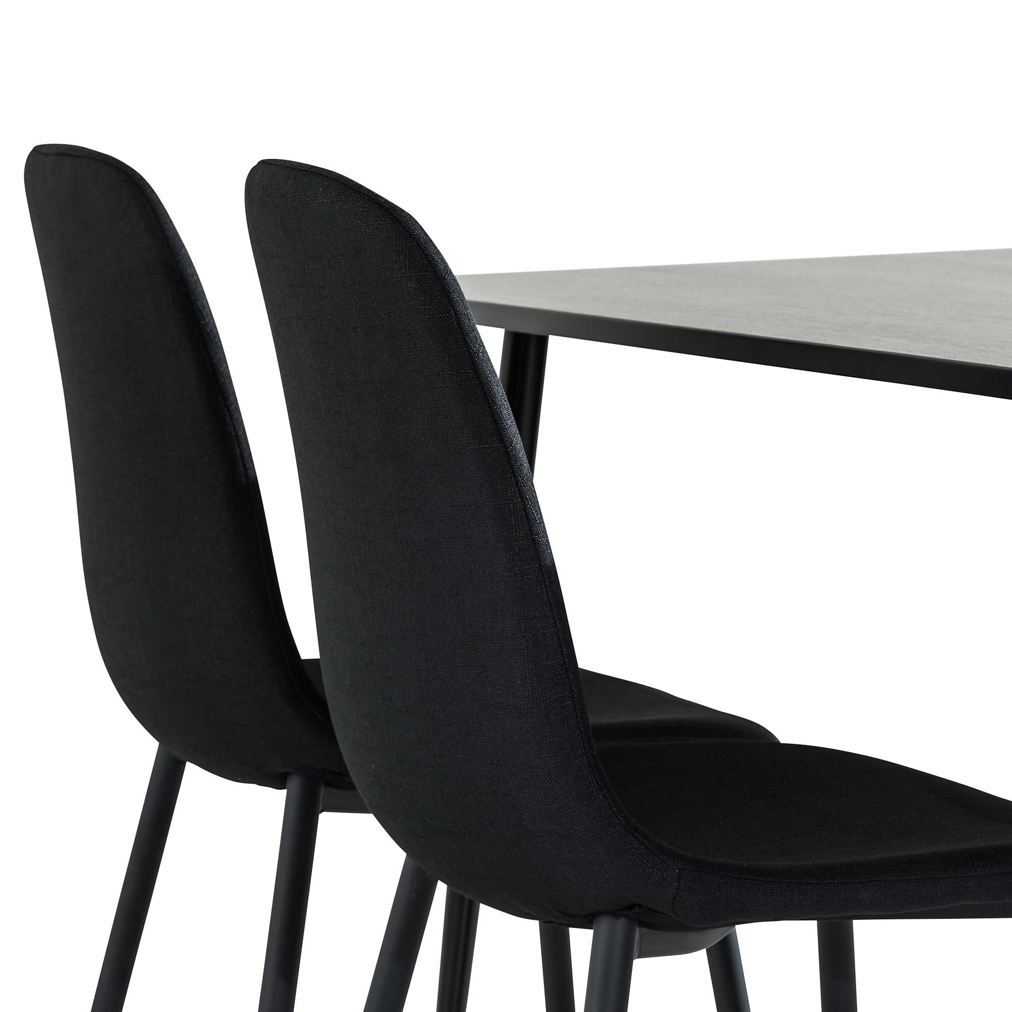 Matgrupp Basic Home Marcelen 120 cm med 4 Nibe Matstol