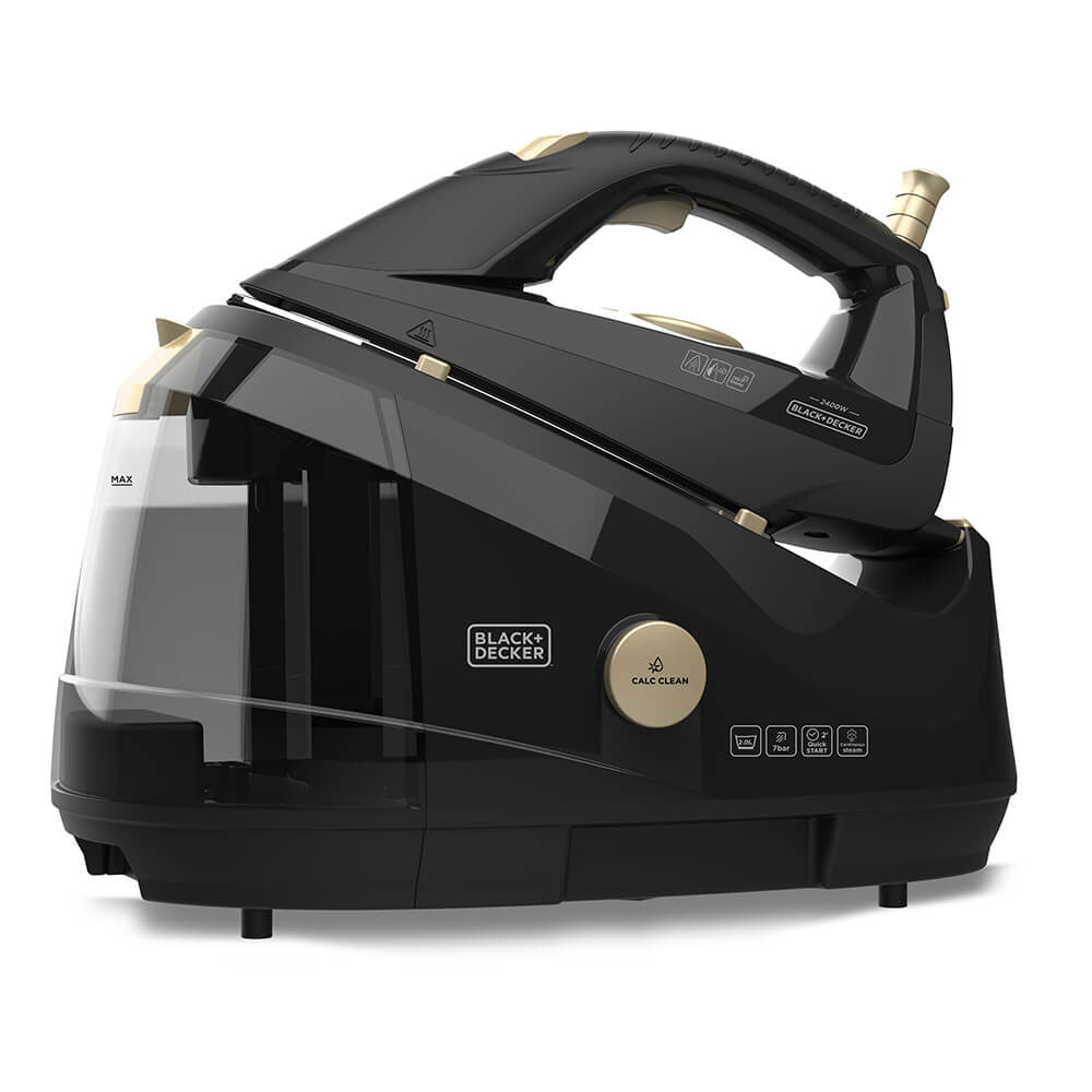 Ångstation Black+Decker Ångstrykjärn Infinity Laddningssystem 2L 2400W
