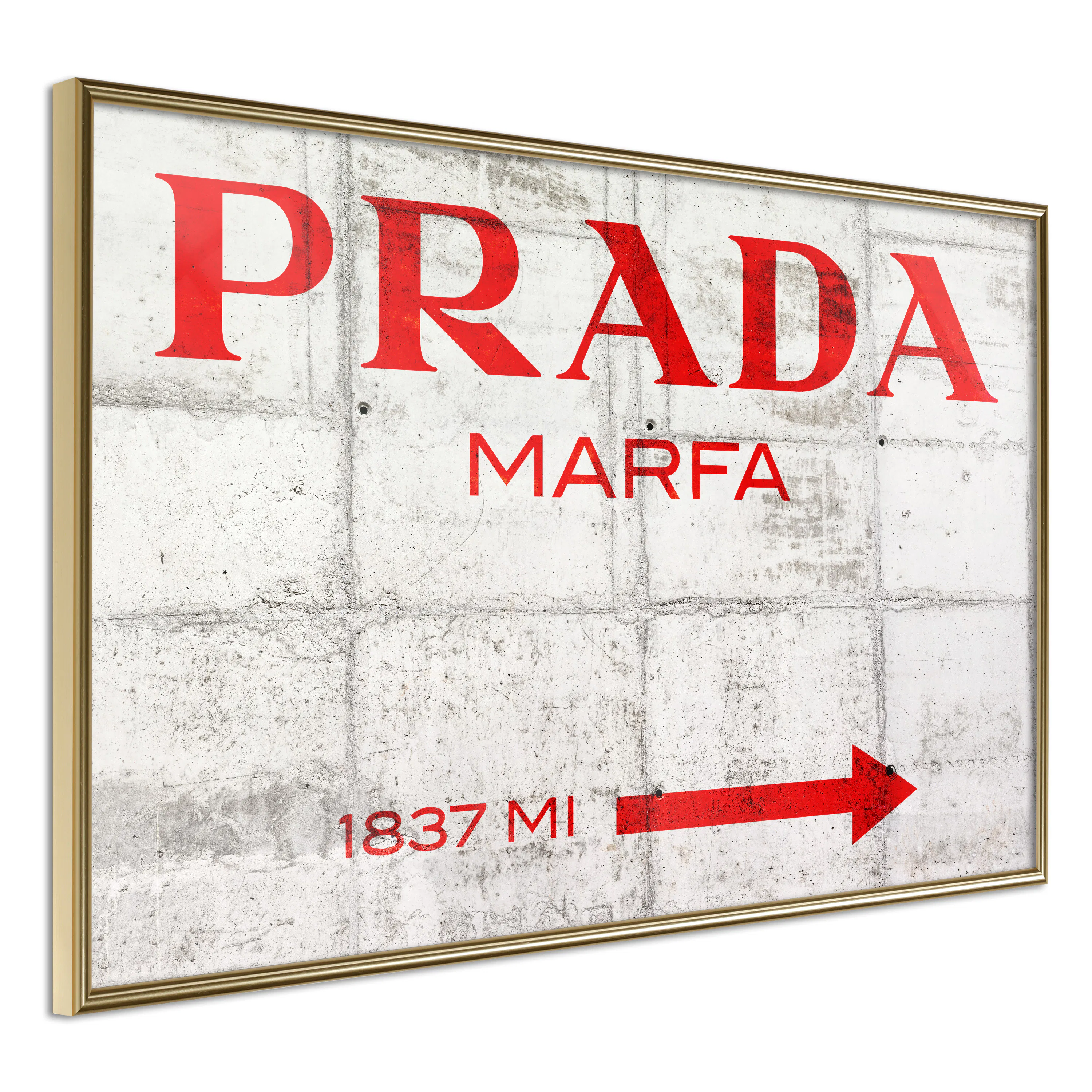 Poster Artgeist Affisch Prada Concrete