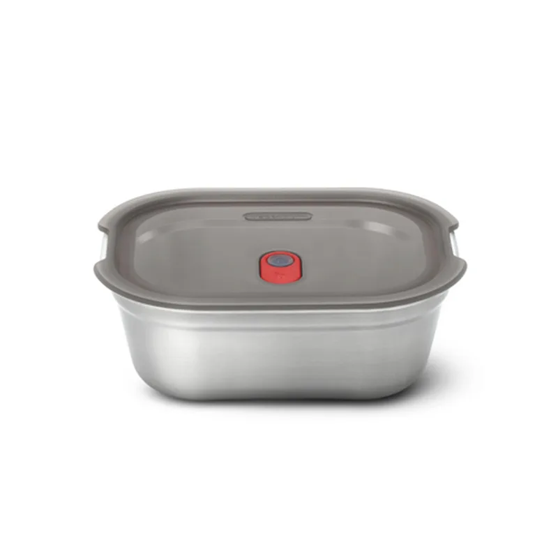 Matlåda Black+Blum Steel Box Grå/Röd