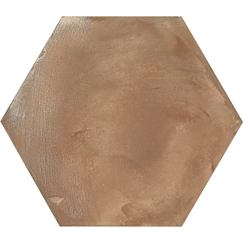 Klinker Konradssons Terra Rosso Brun Hexagon 22x25 cm