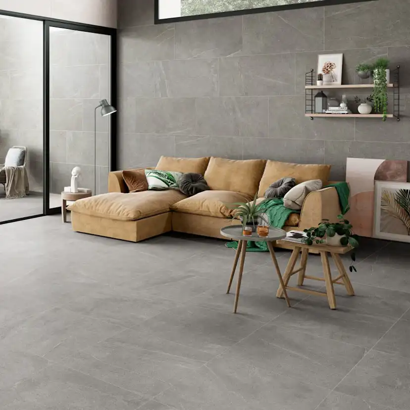 Klinker Bellevue Grey Marmor Matt 120x120 cm