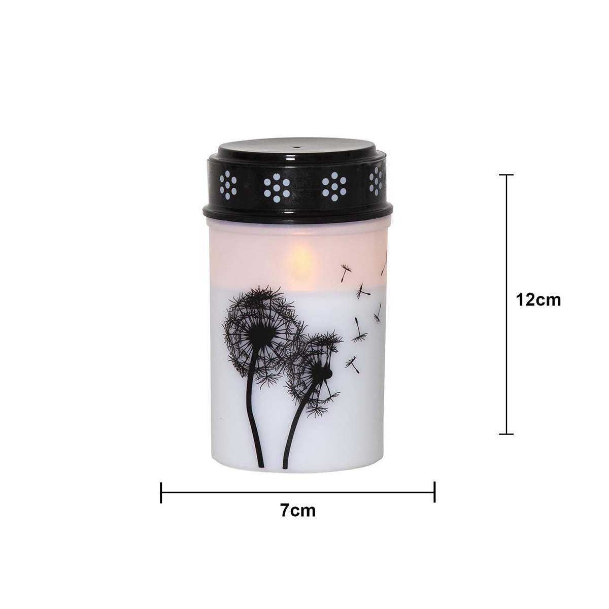 LED-Gravljus Star Trading Dandelion Outdoor