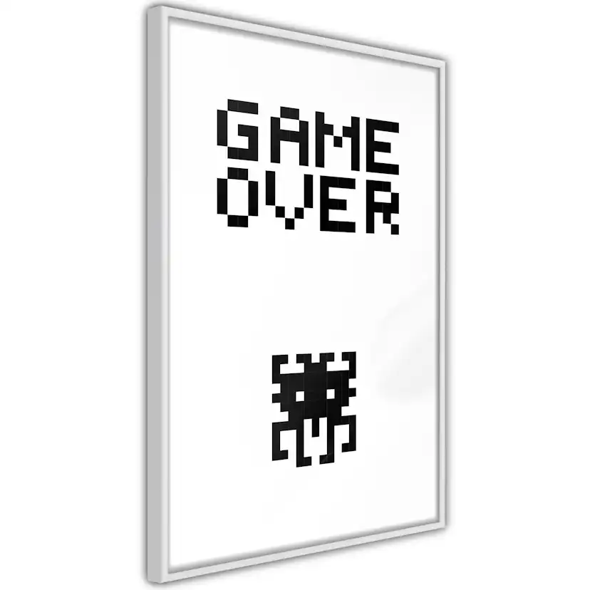 Poster Artgeist Affisch Game Over