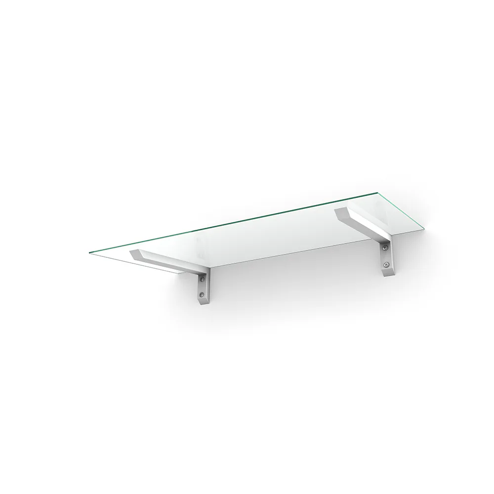 Console Bold White Small - Clear Glass Bold Vit Small, Klarglas, BxH: 1500x250 mm