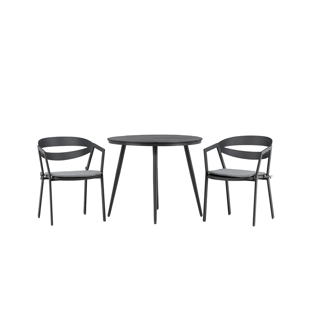 Cafégrupp Venture Home Break Ø90 cm med 2 Slit Stolar