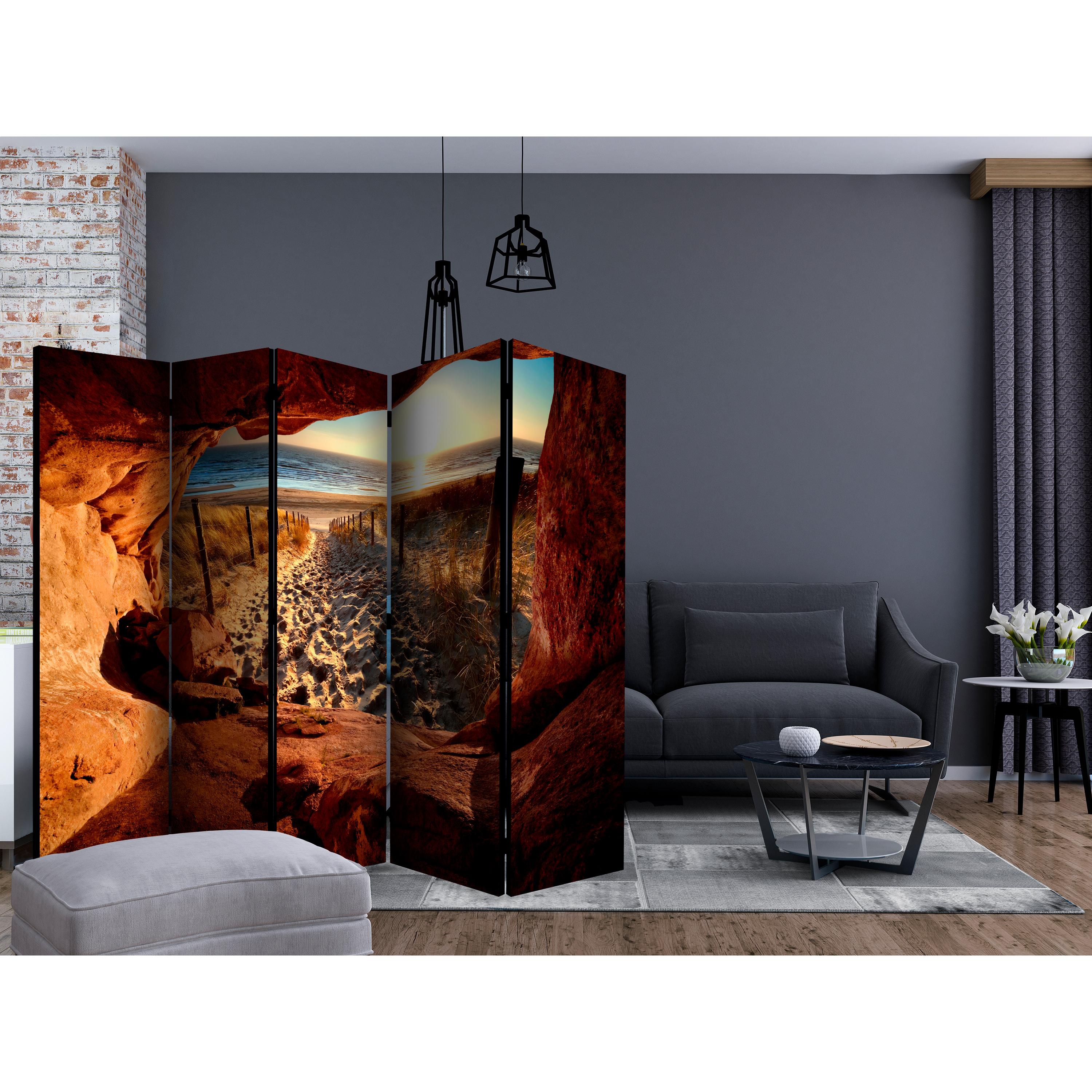 Rumsavdelare Skärmvägg Arkiio Cave Beautiful Beach II 225x172 cm