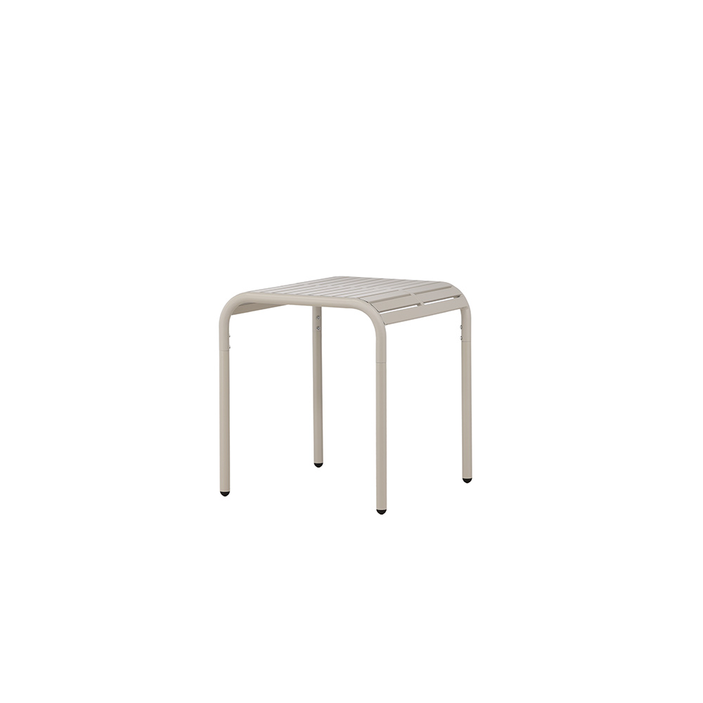 Borneo Cafetable Aluminium - Beige / Kvadrat 70*70* Beige
