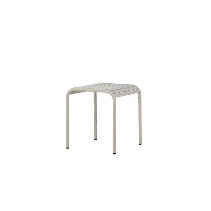 Borneo Cafetable Aluminium - Beige / Kvadrat 70*70* Beige