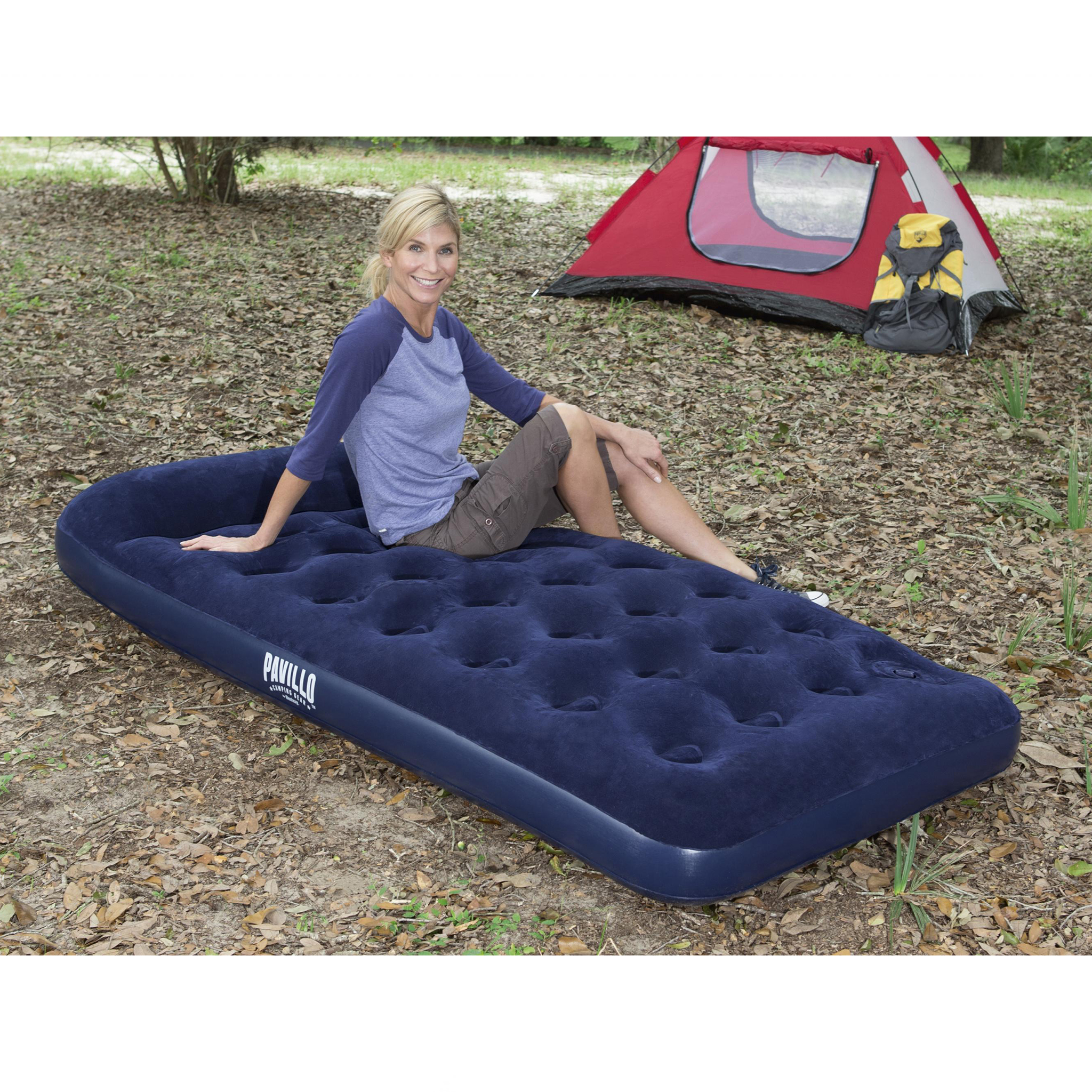 Uppblåsbar madrass Bestway Pavillo Airbed med Inbyggd Fotpump
