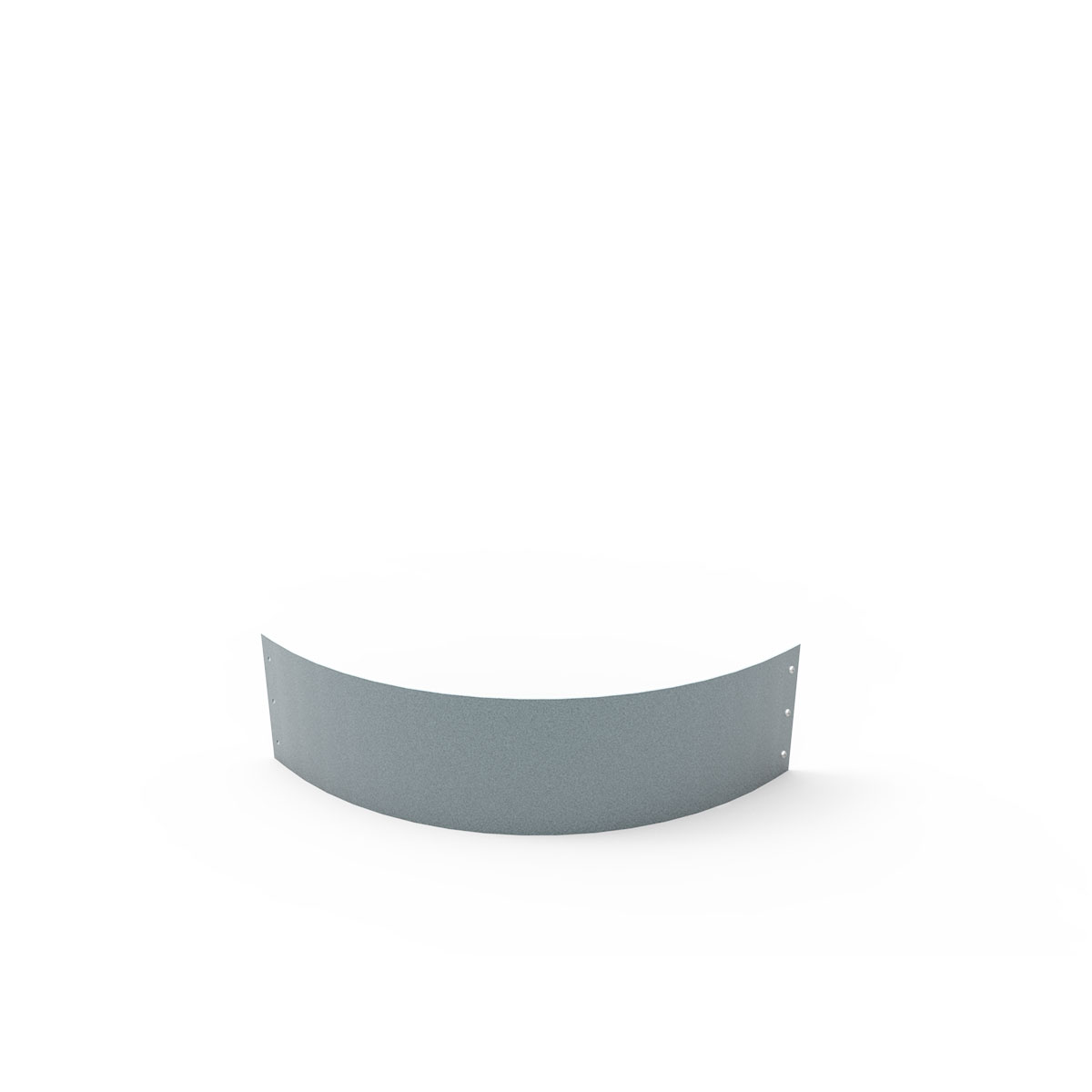 Planteringskant Flexigarden Aluzink 180 mm Kvartsbåge