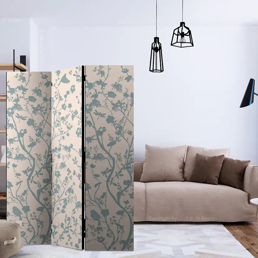 Rumsavdelare Skärmvägg Arkiio Spring Commotion 135x172 cm