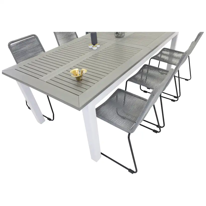 Matgrupp Venture Home Aleyna 224/324 med 6 Leon Stolar
