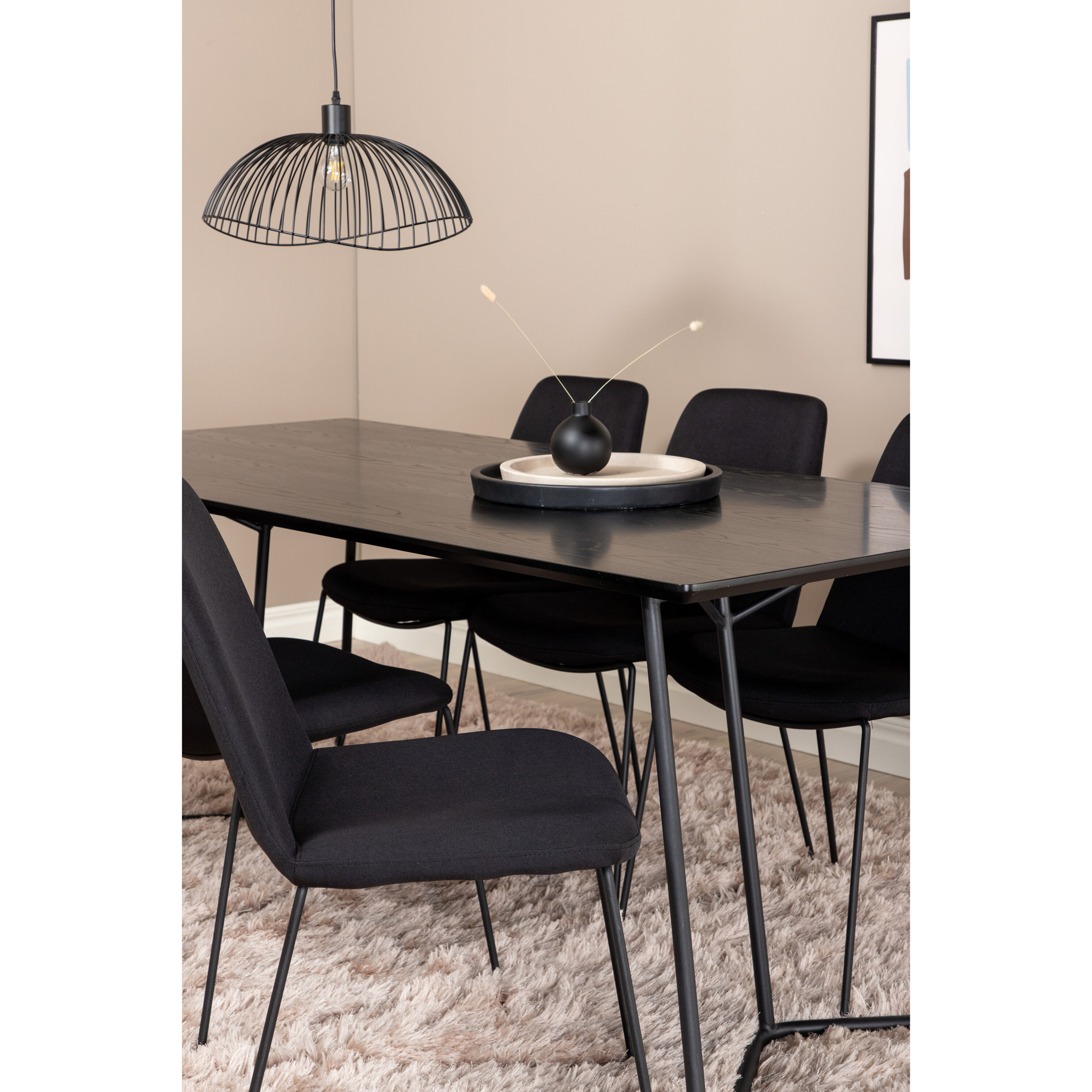 Matgrupp Venture Home Annika med 6 Muscot Stolar
