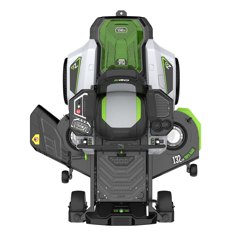 Åkgräsklippare Ego Z6 Zero-Turn 132 cm Spakstyrd med Laddare