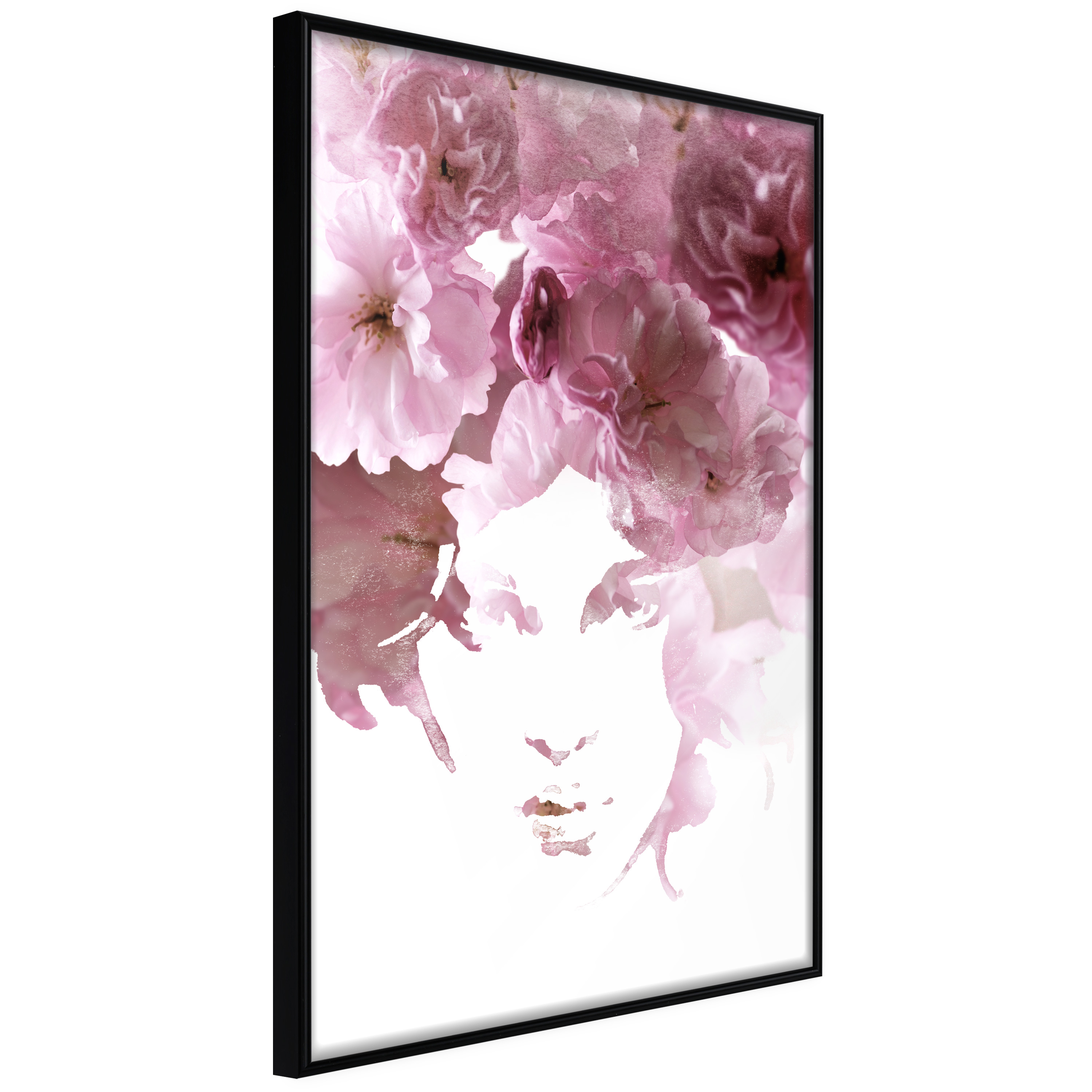 Affisch - Flowery Look [Poster] 30x45 Svart ram, 30x45 cm