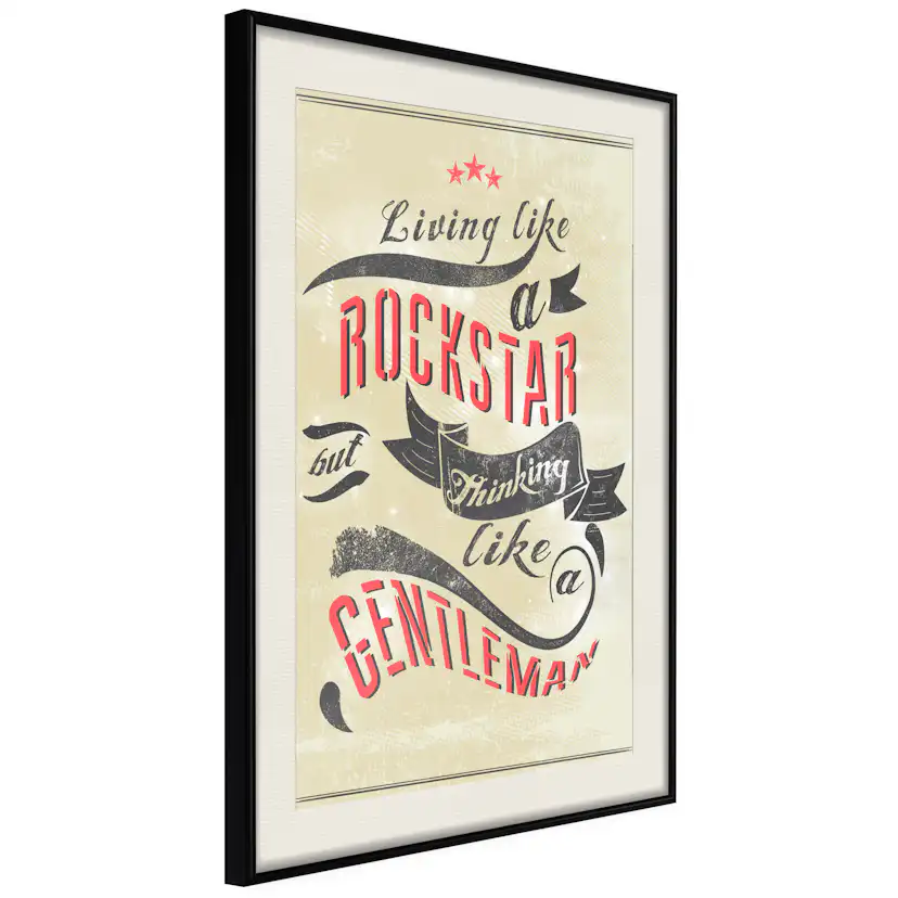 Poster Artgeist Affisch Rockstar