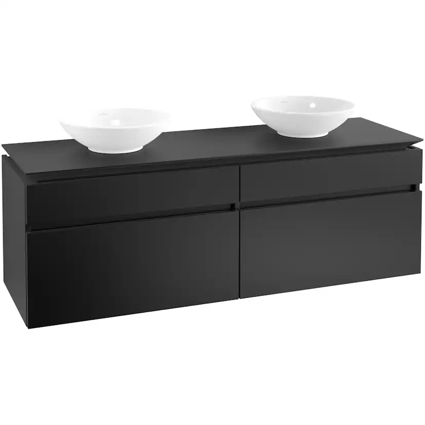 Tvättställsskåp Villeroy & Boch Legato 1600 med 4 Lådor för Två Tvättställ från Memento