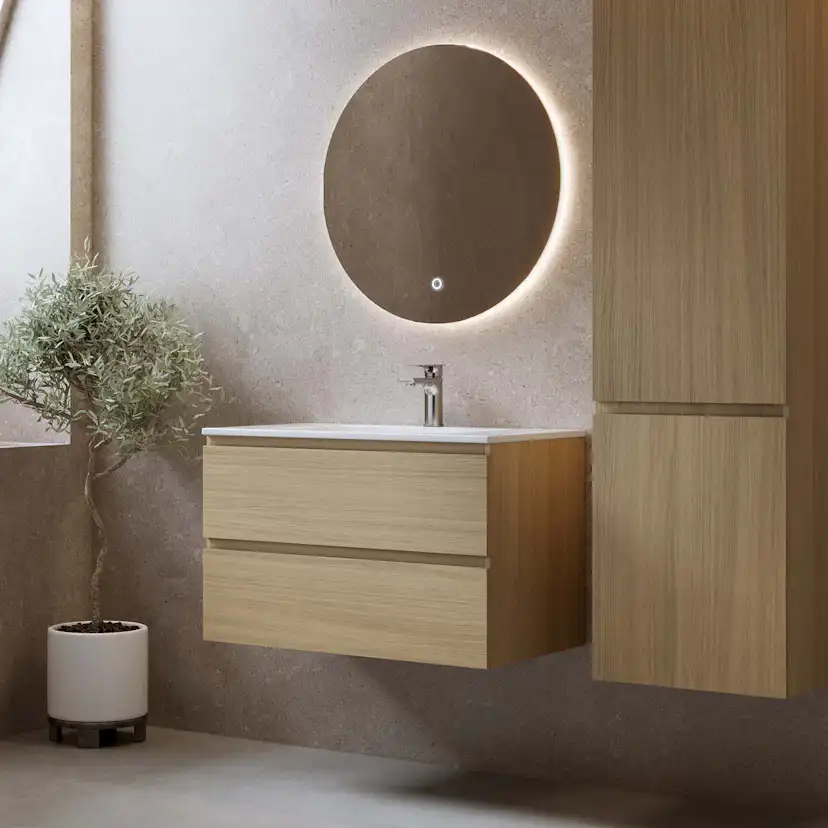 Tvättställsskåp Bathlife Eufori Ljus Ek