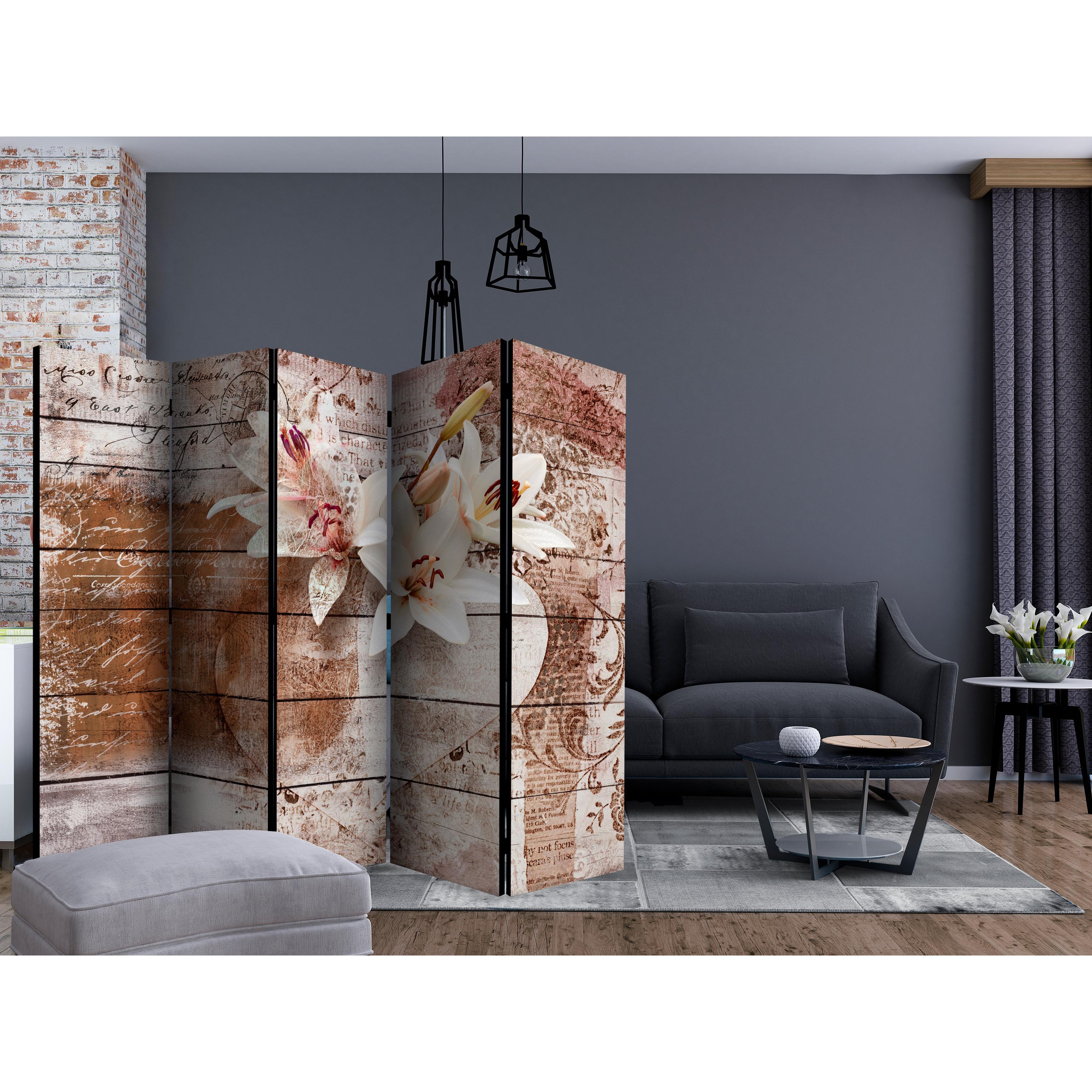 Rumsavdelare Skärmvägg Arkiio Romantic Memories II 225x172 cm