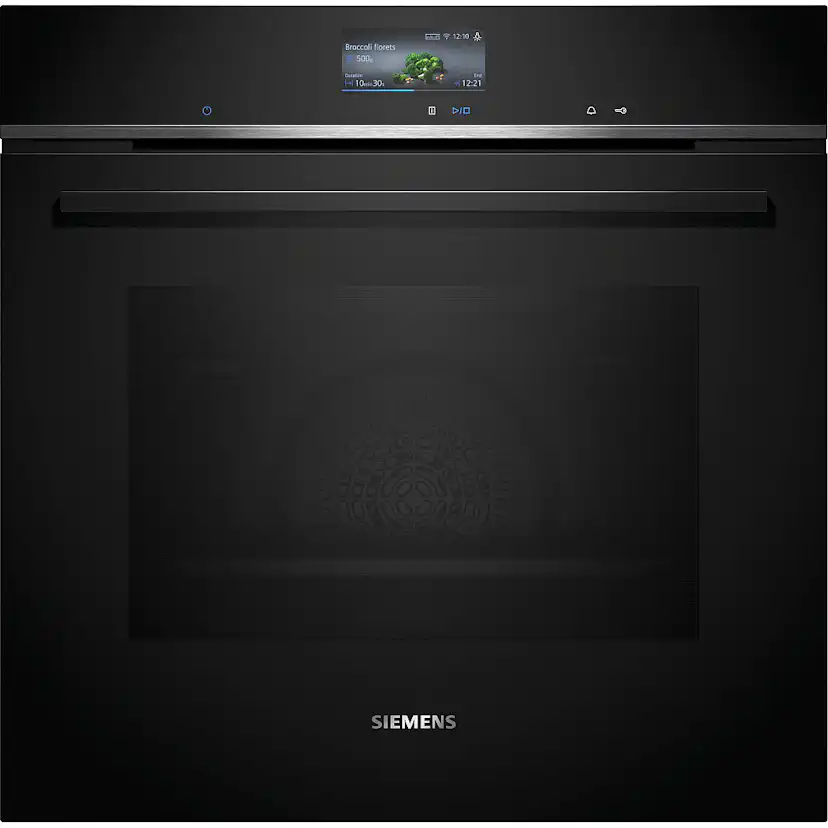Ugn och Mikro Siemens iQ700 HB776G3B2S + CD714GXB1 Med WIFI och Ångfunktion Svart