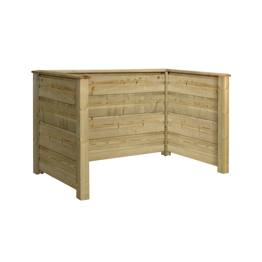 Skärm PLUS Plank Avfallsskjul