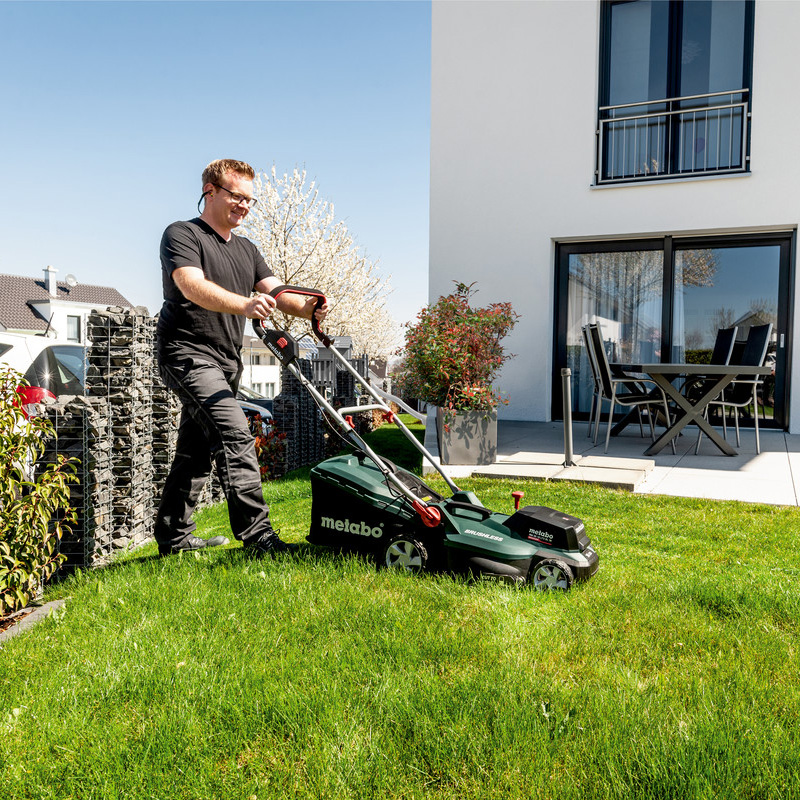 Gräsklippare Metabo Rm 36-18 LTX BL 36 18V Solo utan Batteri och Laddare