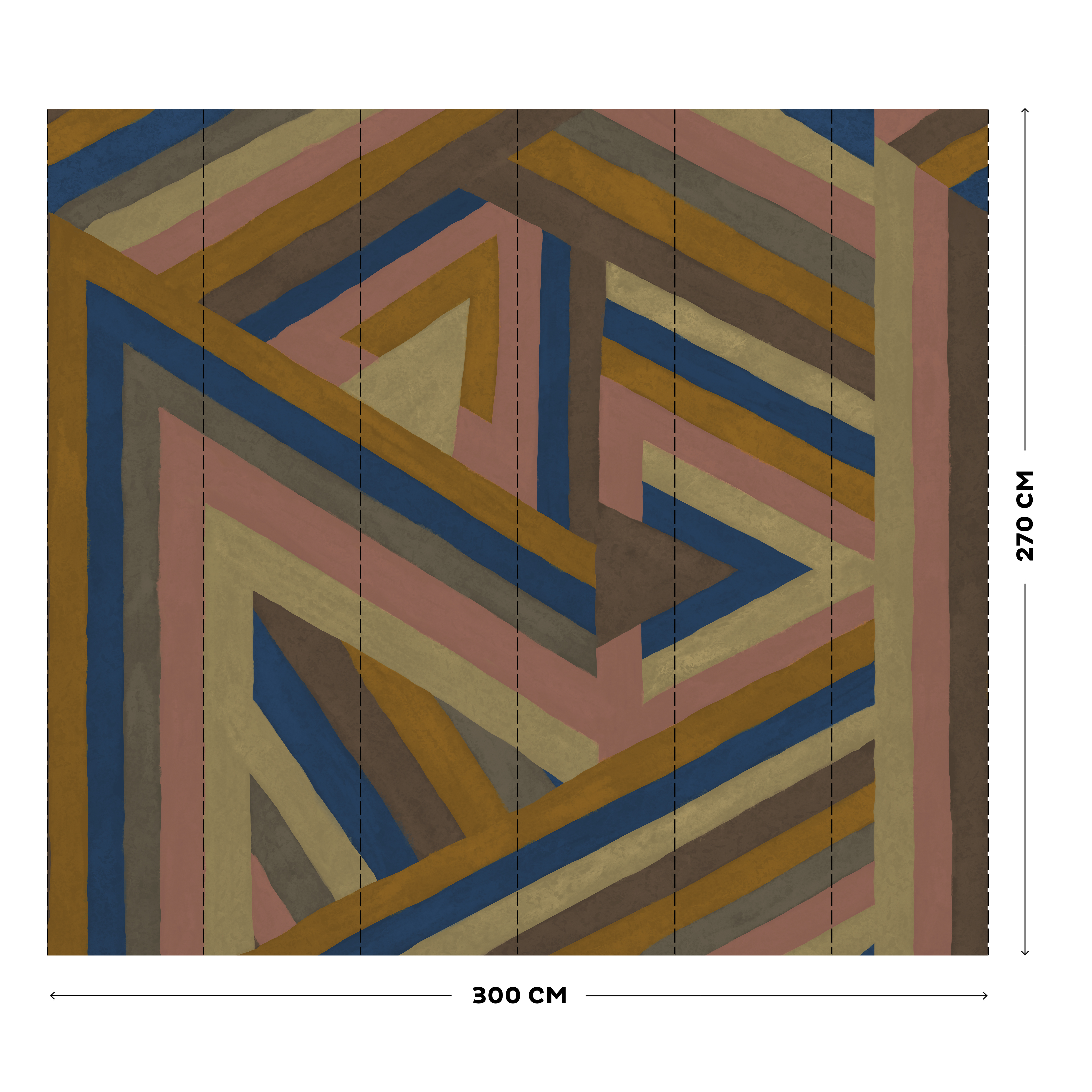 Fototapet LOOKS by Wolfgang Joop Looks Geometrisk 121031