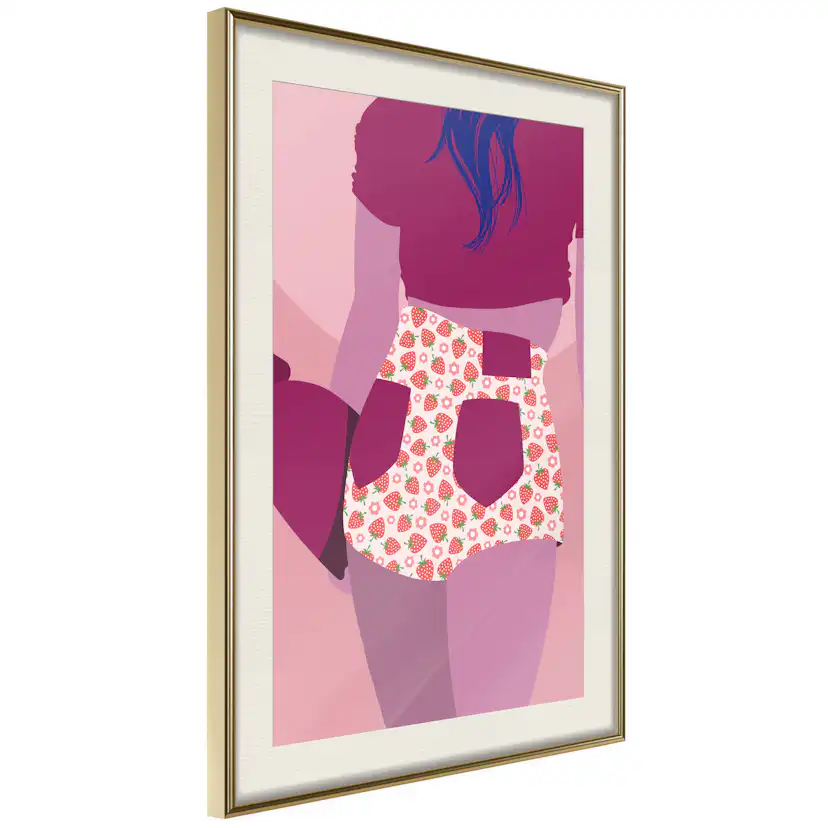 Poster Artgeist Affisch Strawberries Shorts