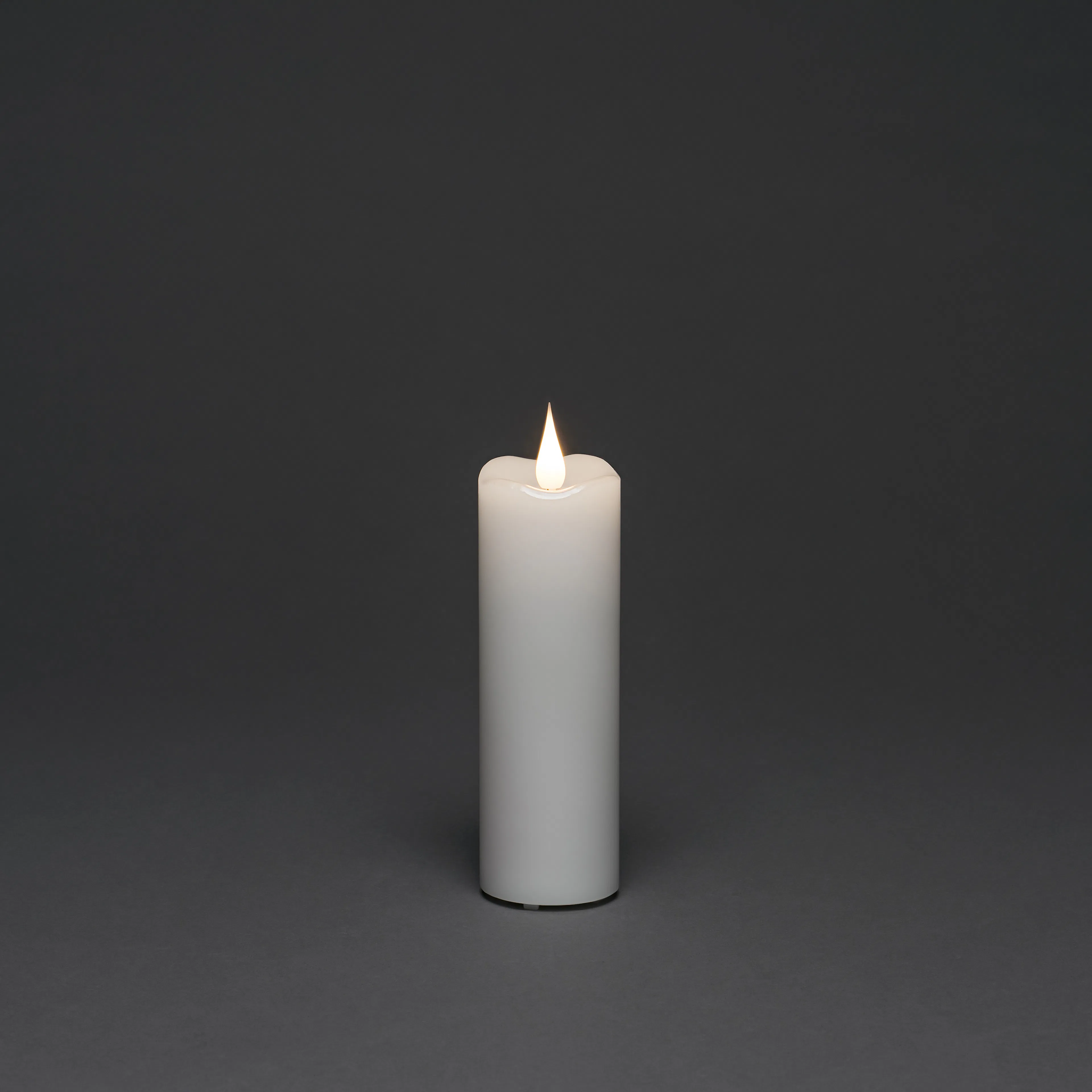 Vaxljus Gnosjö Konstsmide 5x15,2 cm LED Vit