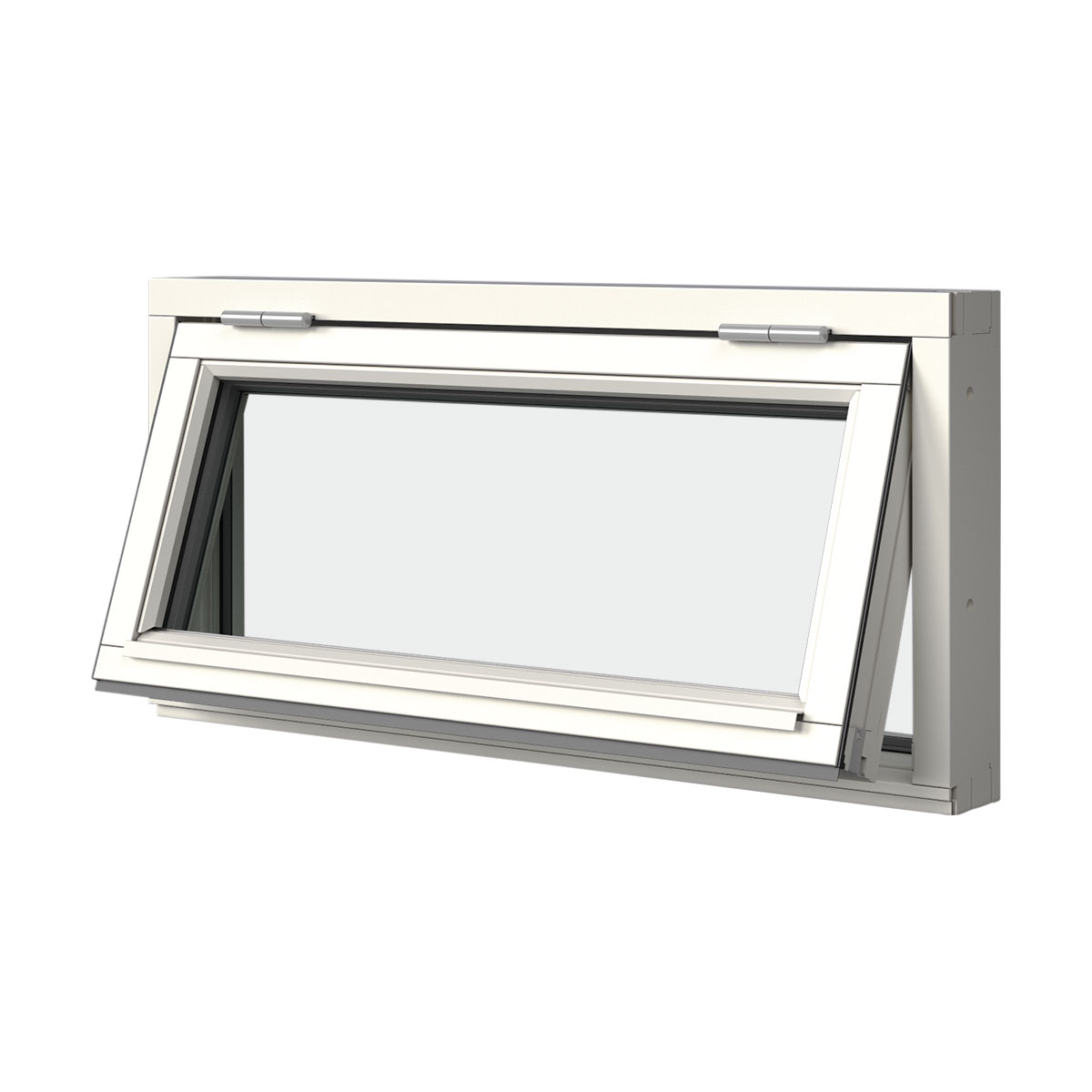 Överkantshängt Fönster Elitfönster Original Aluminium 100 3-Glas