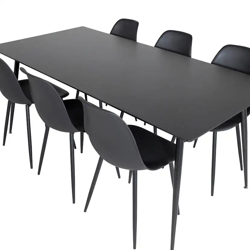 Matgrupp Venture Home Silvia med 6 Pop Stolar