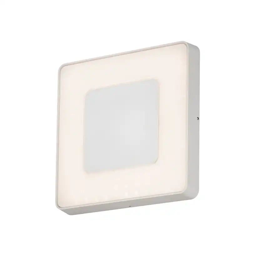 Vägglykta Gnosjö Konstsmide Carrara Square LED med Fjärrkontroll