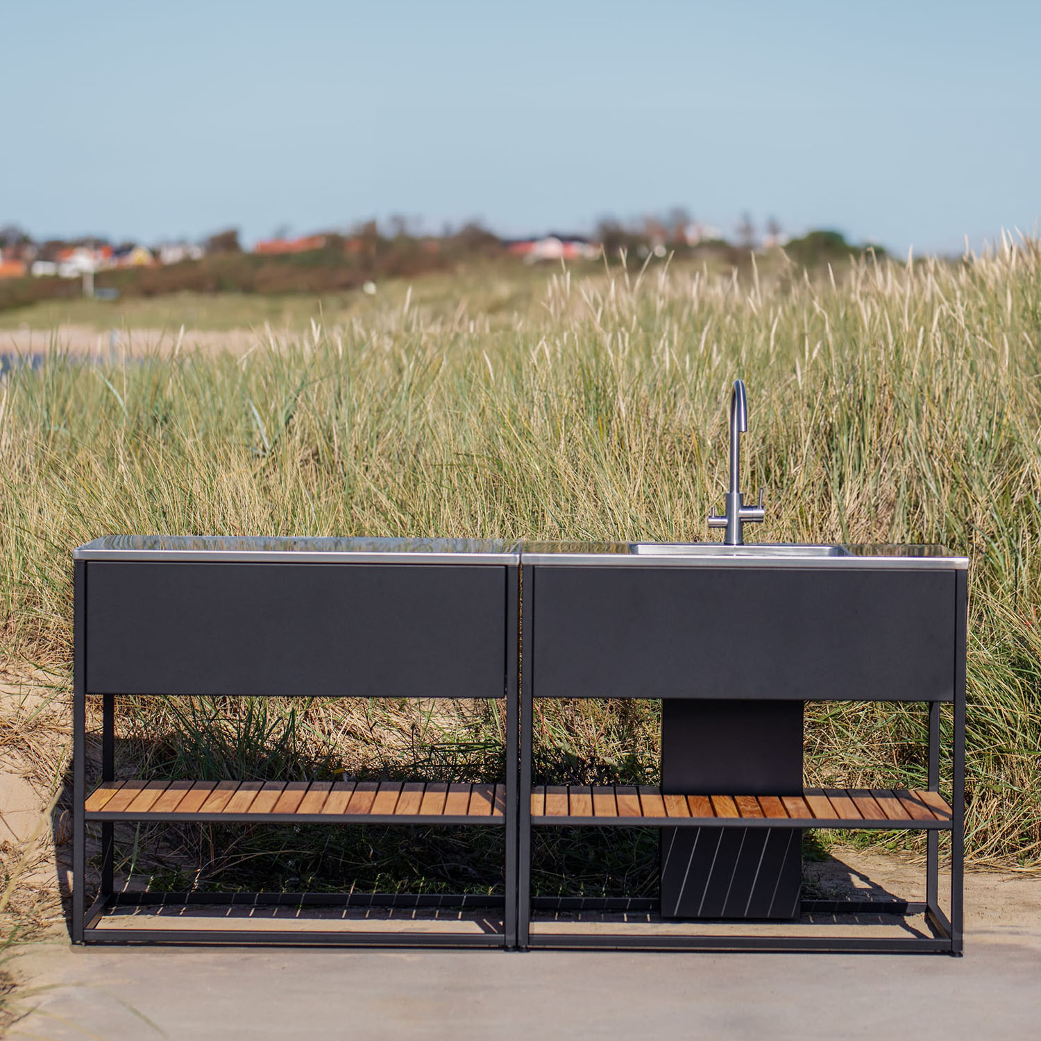 Lådmodul Skeldervik Stainless Countertop