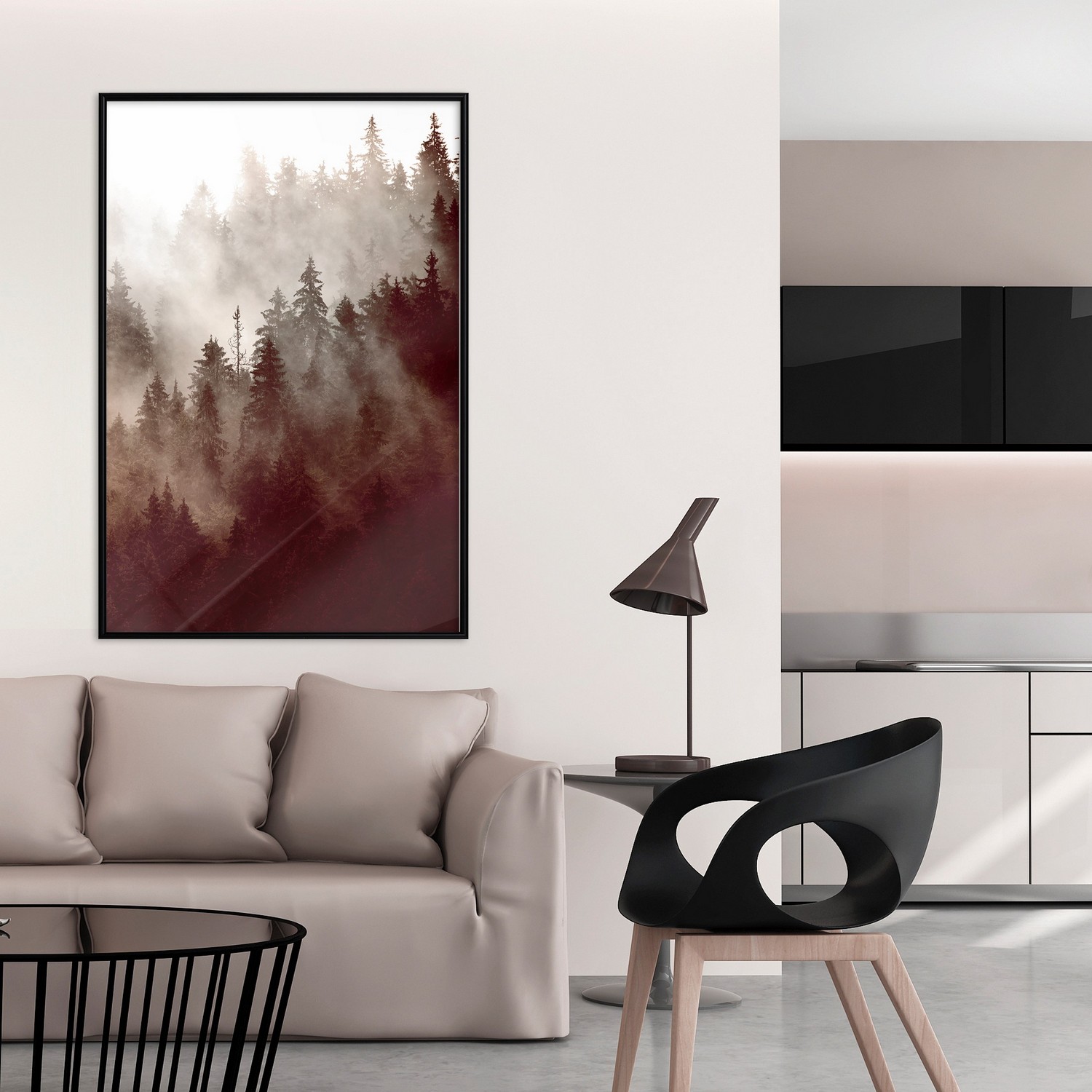 Poster Artgeist Affisch Brown Forest