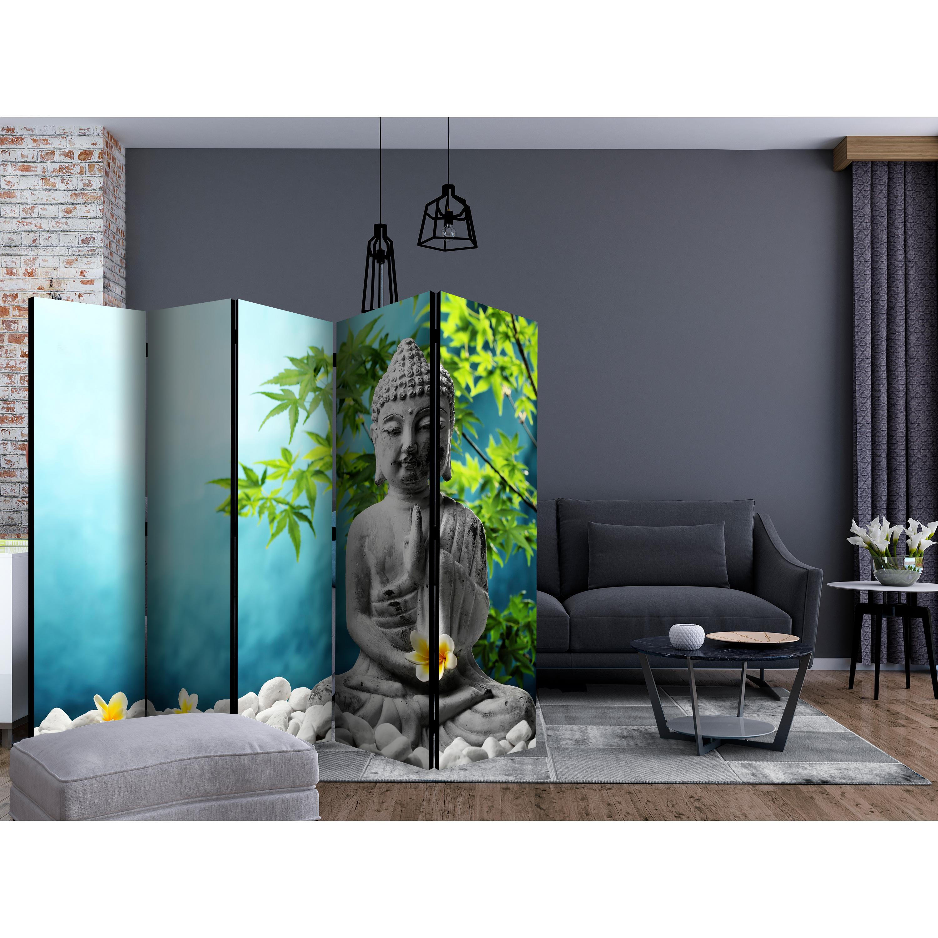 Rumsavdelare Skärmvägg Arkiio Buddha Beauty of Meditation II 225x172 cm