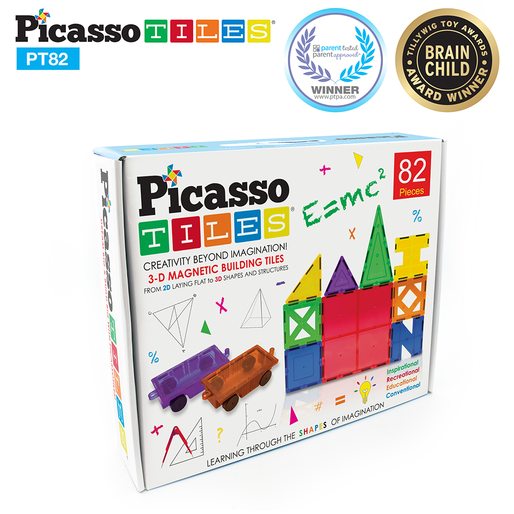 Magnetplattor Picasso Tiles 82 bitar