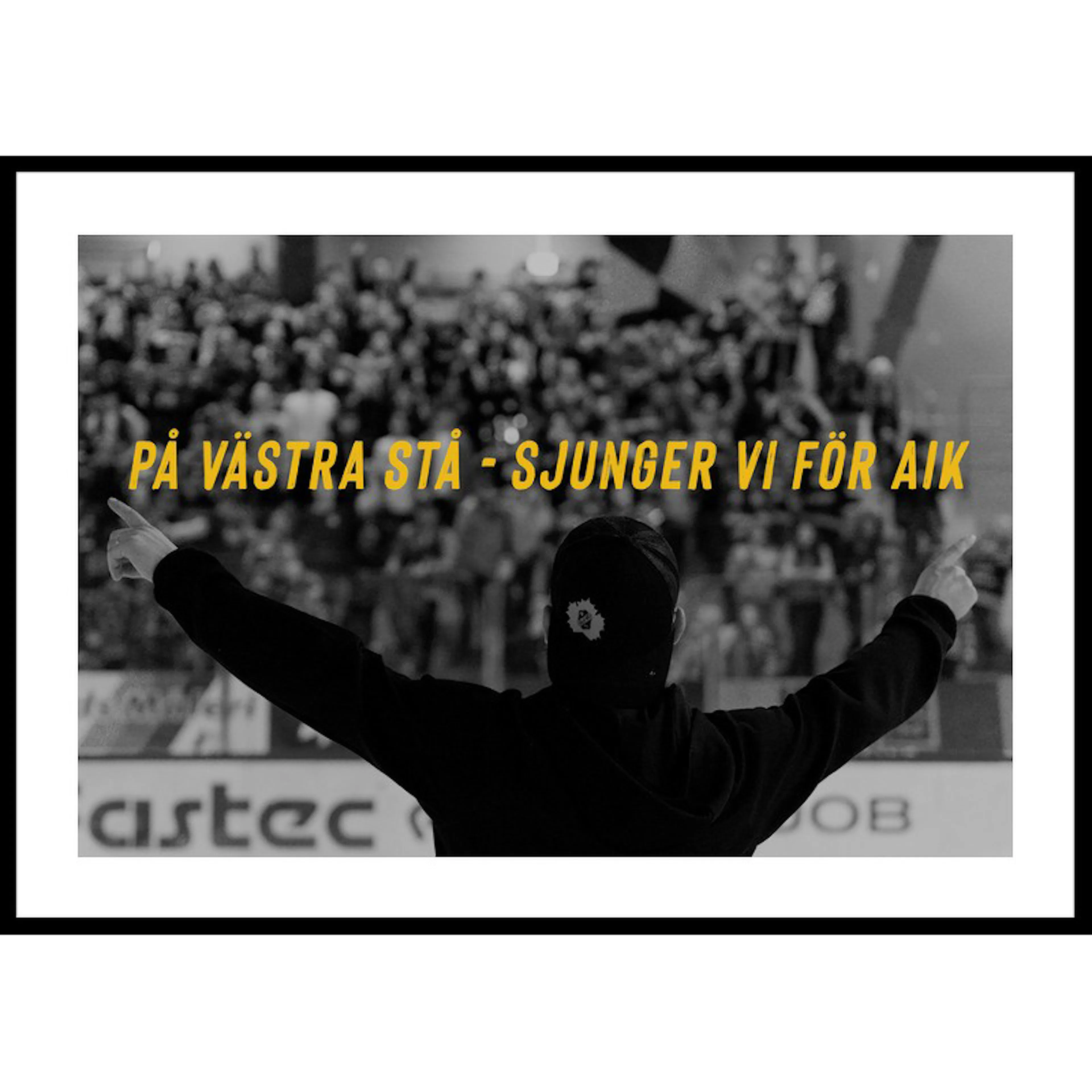 På Västra Stå Skellefteå AIK 70x100 70x100 cm