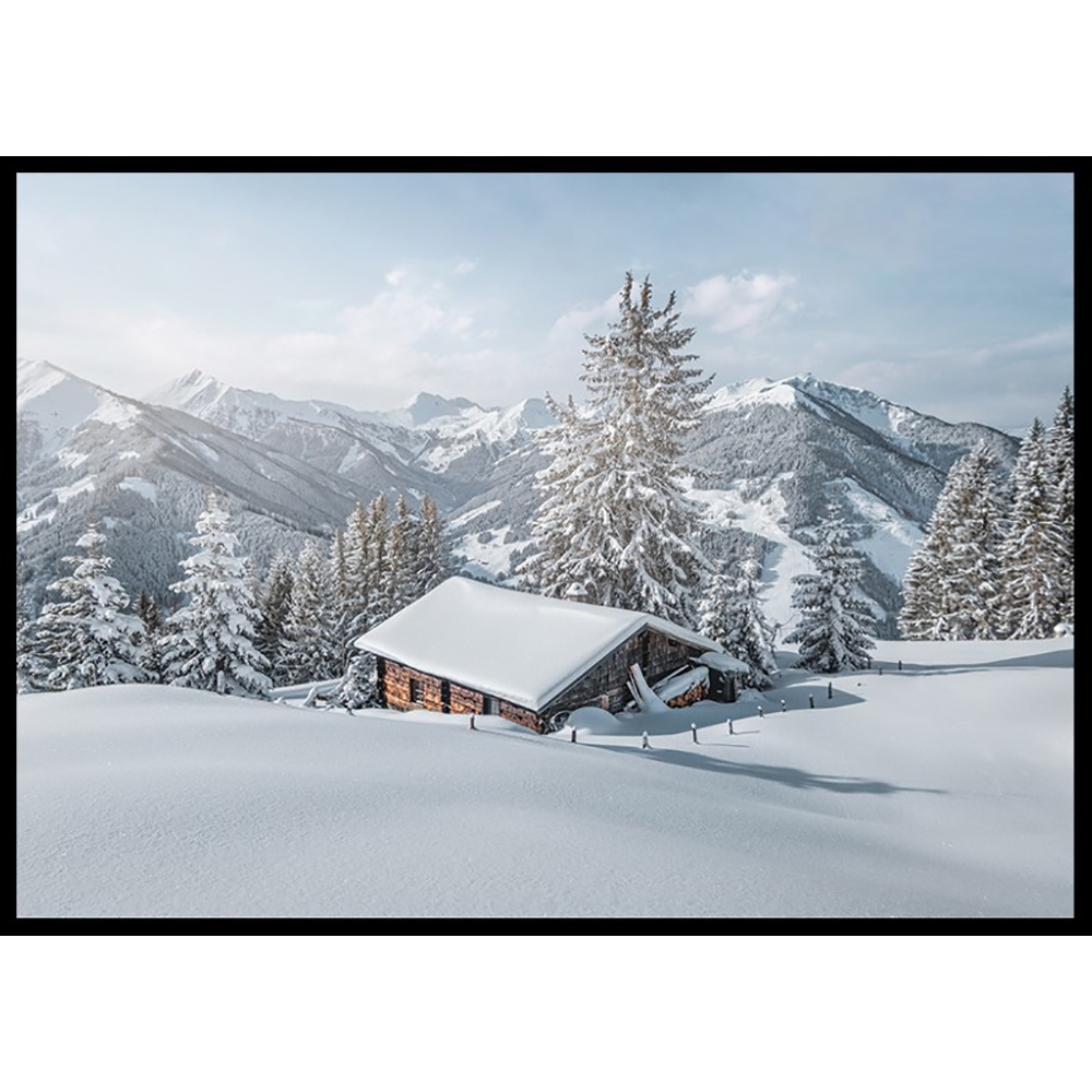 Poster Gallerix Cabin In Snow No2