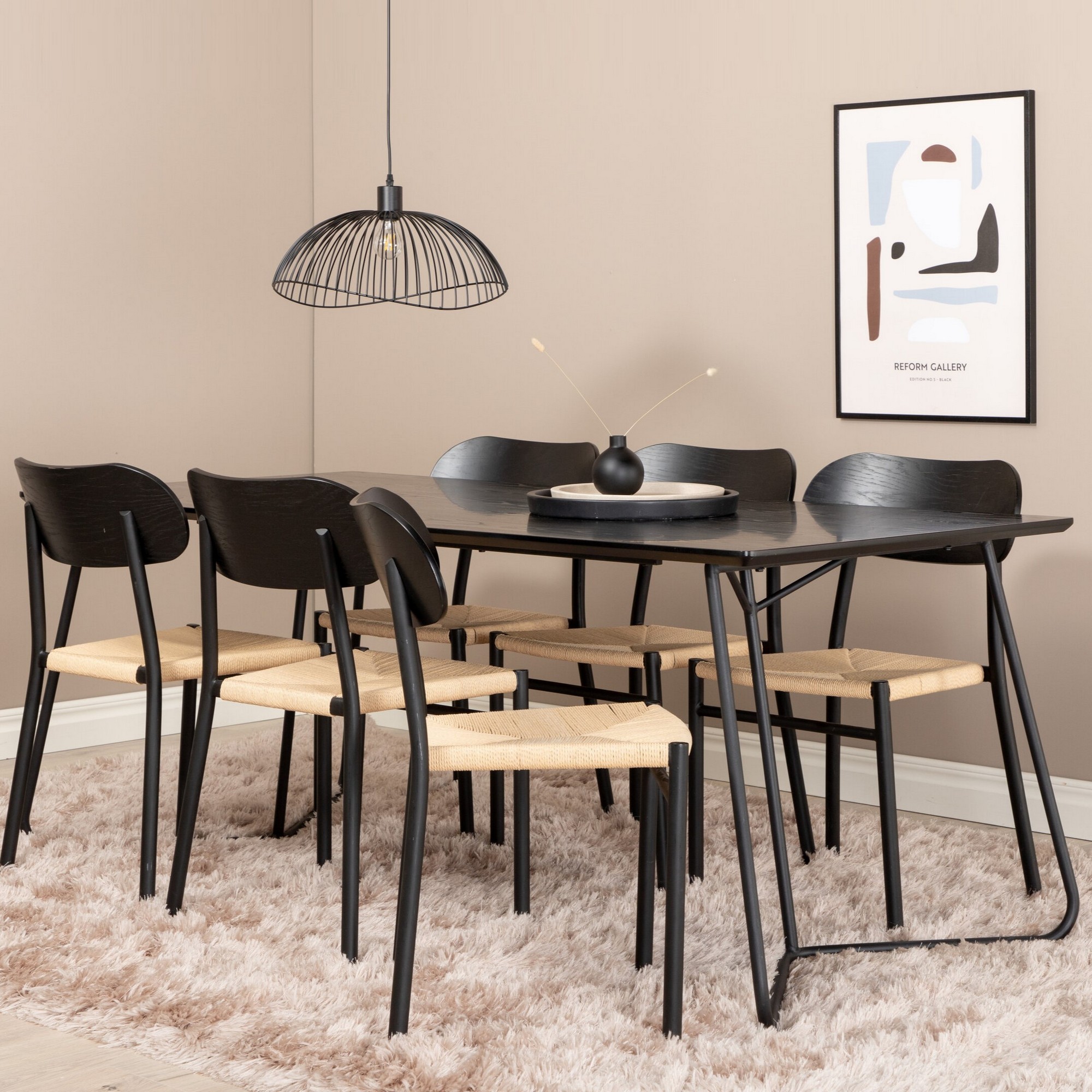 Matgrupp Venture Home Pippi med 6st Polly Stolar