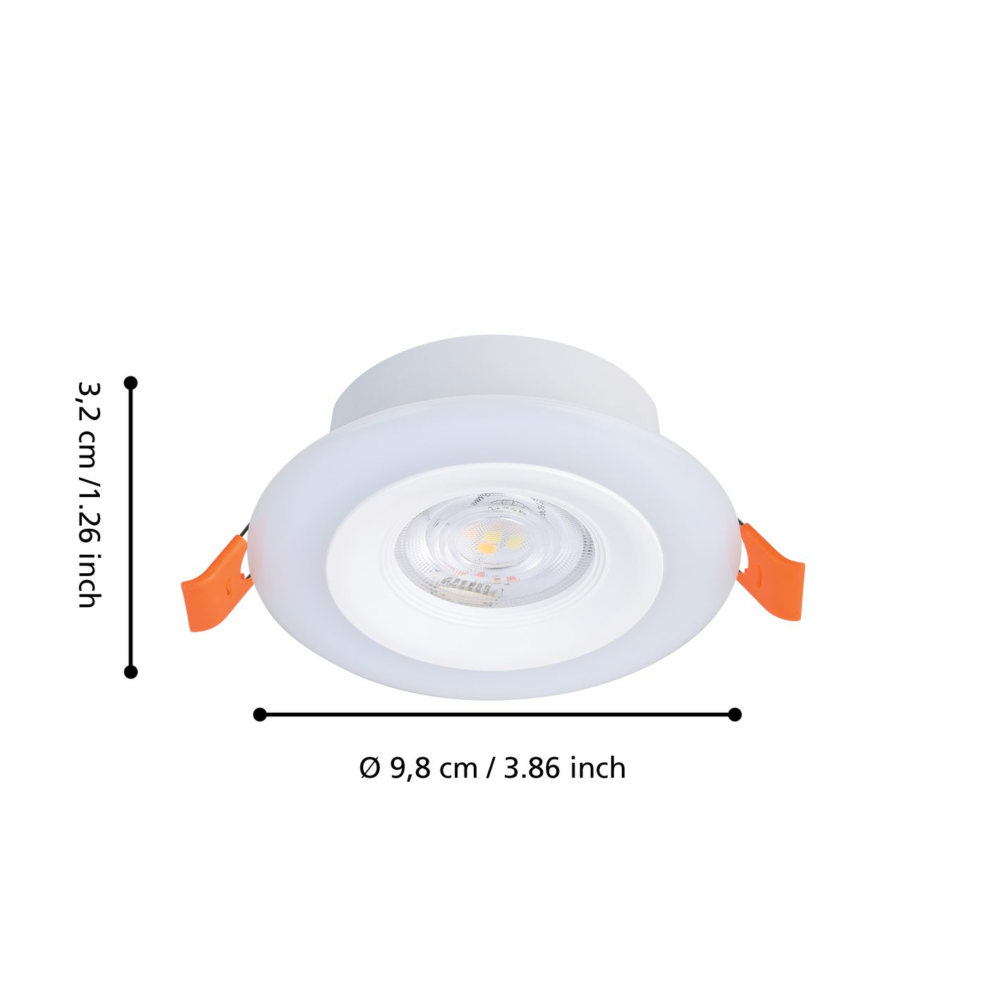 Infälld Lampa Eglo Calonge RGB 3 st