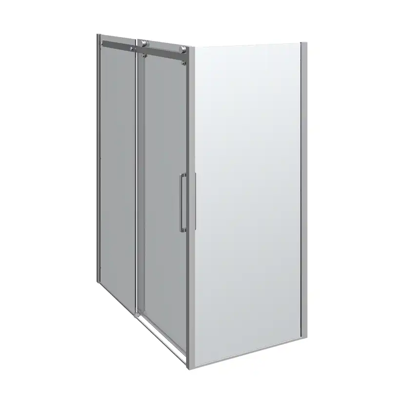 Deluxe skjutdörr med 1 fast vägg, vändbar, 160x90 cm 1600x900 mm