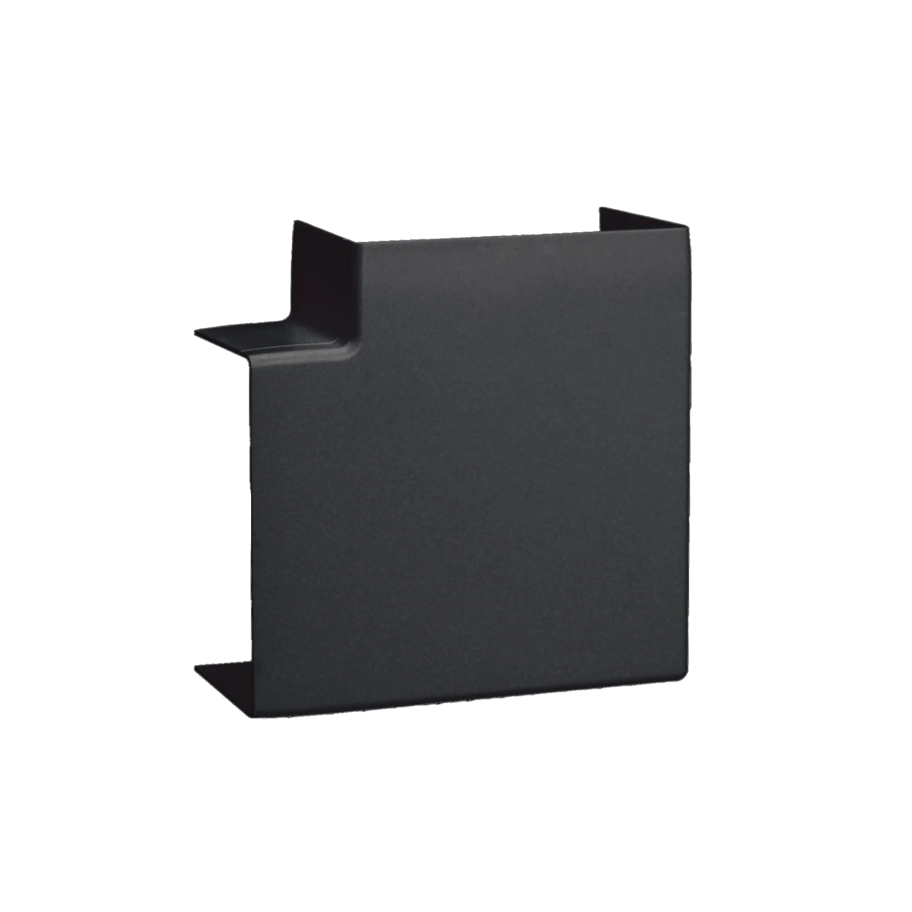 L-Vinkel till Matarkanal Hager LF/LFH 60 x 110 mm Halogenfri Svart RAL 9011