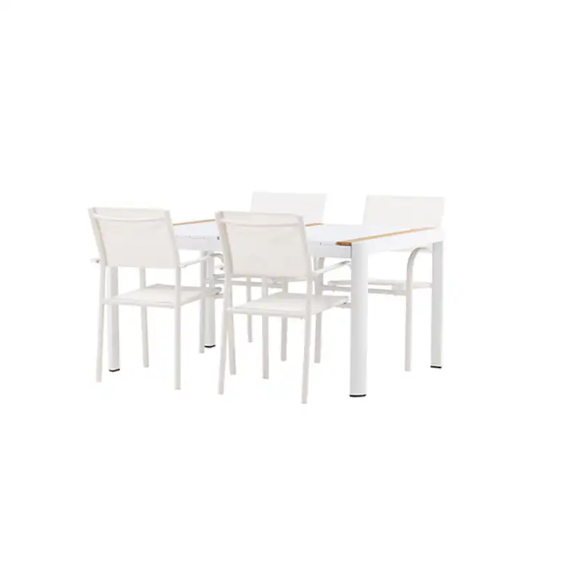 Matgrupp Venture Home Togo med 4 Santorini stolar