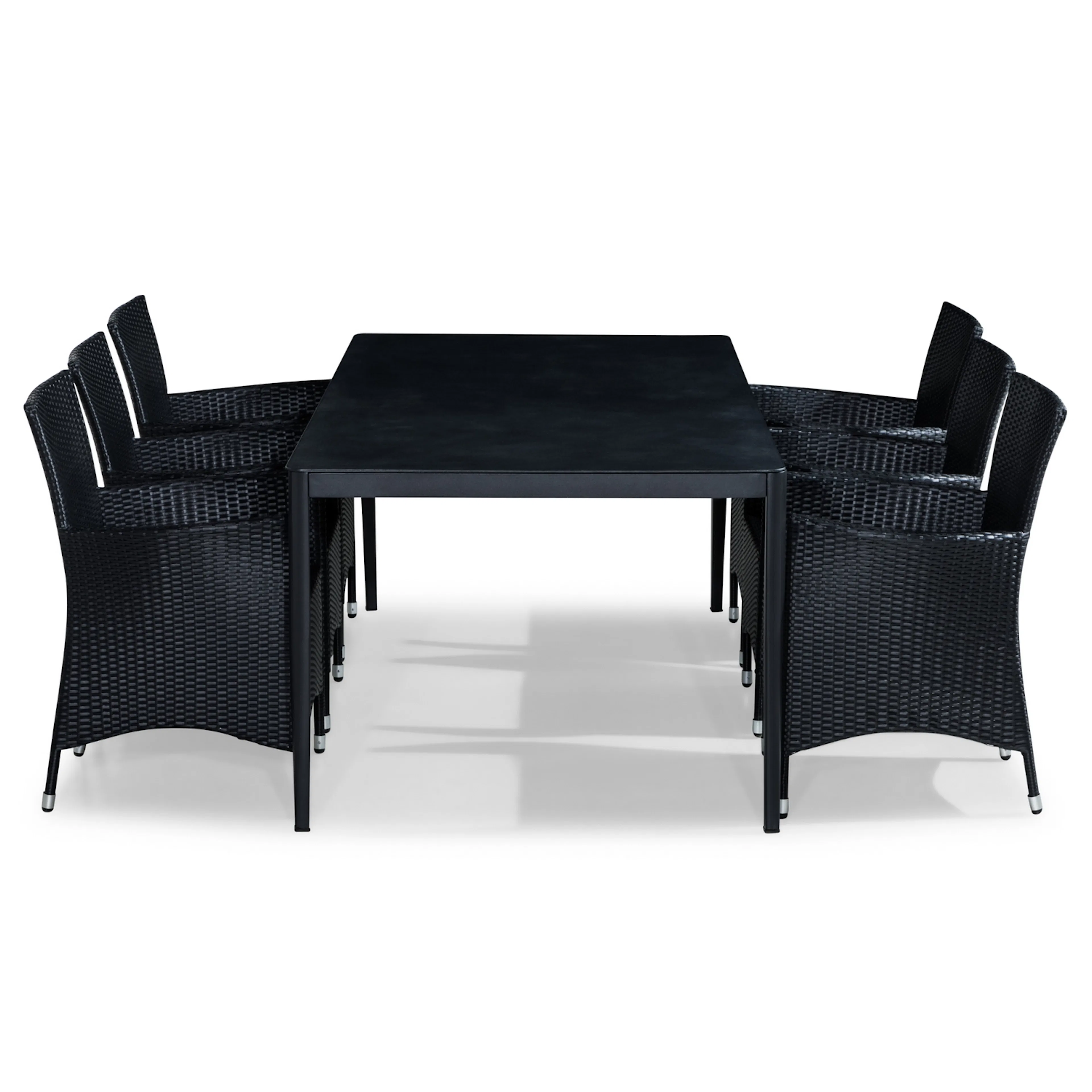 Matgrupp Utomhus Comfort Garden Alex 200x100 med 6 Utefåtölj Thor