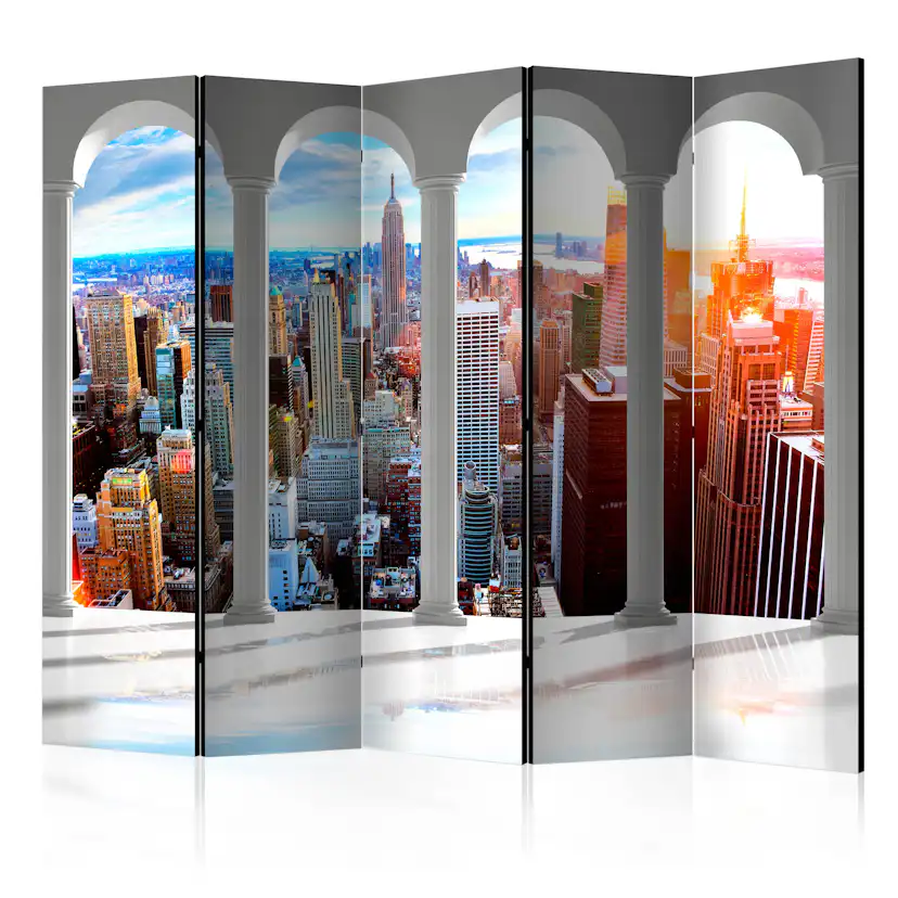 Rumsavdelare Skärmvägg Arkiio Pillars and New York II 225x172 cm