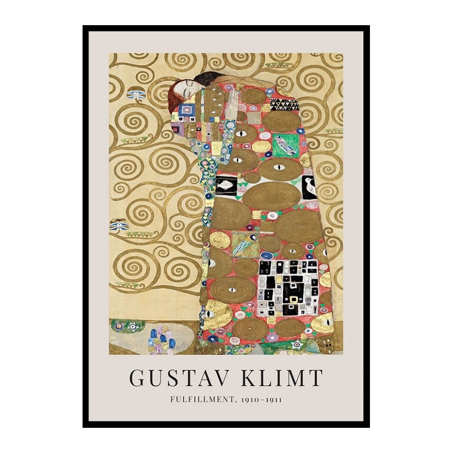 Poster Gallerix Fulfillment By Gustav Klimt