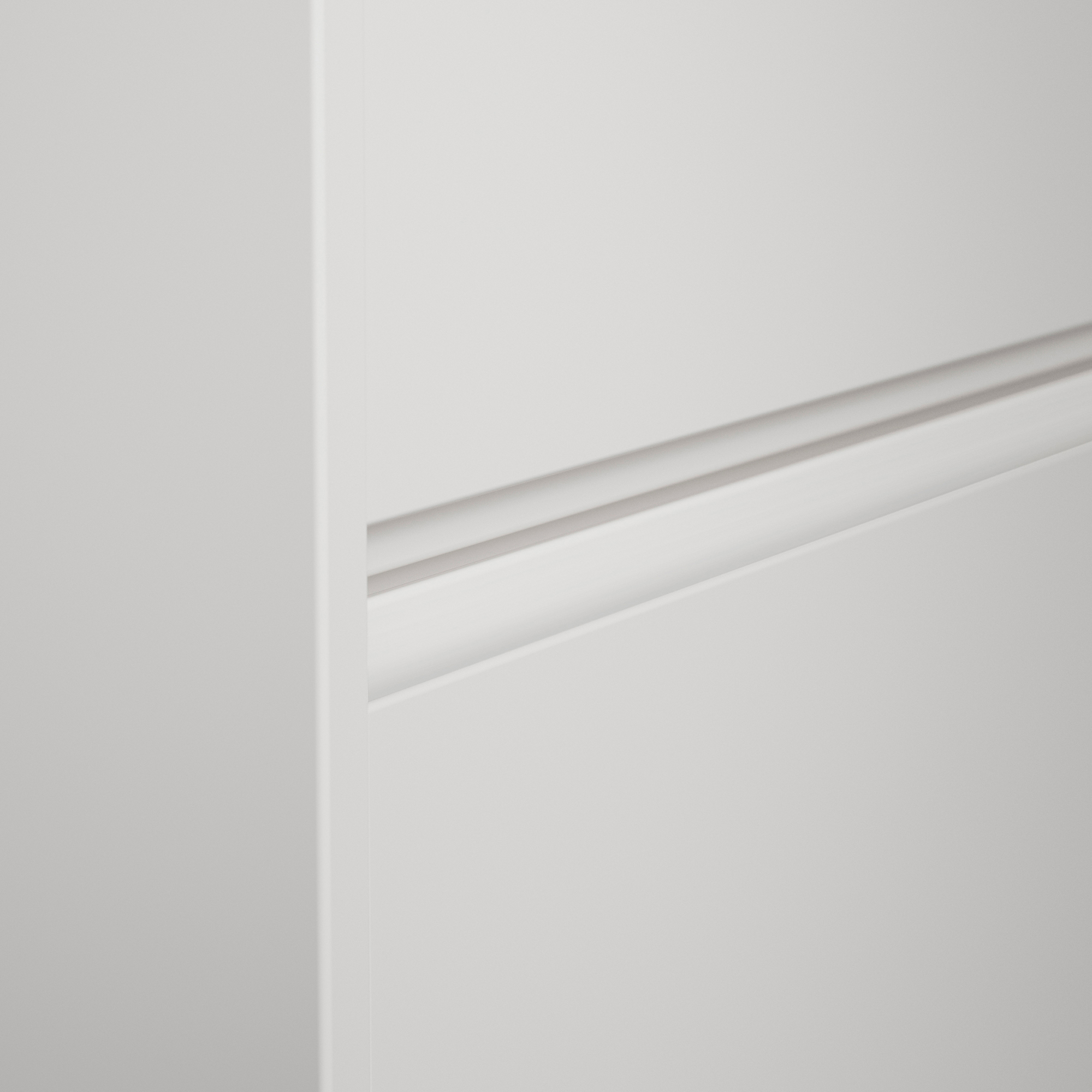 Kommod Terra Grip 120 D, Pure White, 6 Lådor Färg: Pure White, Bredd: 1200 mm