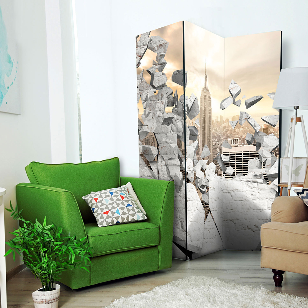 Rumsavdelare Skärmvägg Arkiio City Behind The Wall 135x172 cm