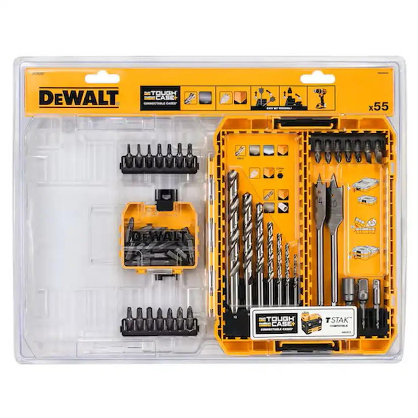 Bitsset DeWalt DT70757-QZ Mixat HHS-G Flatborr 55 St